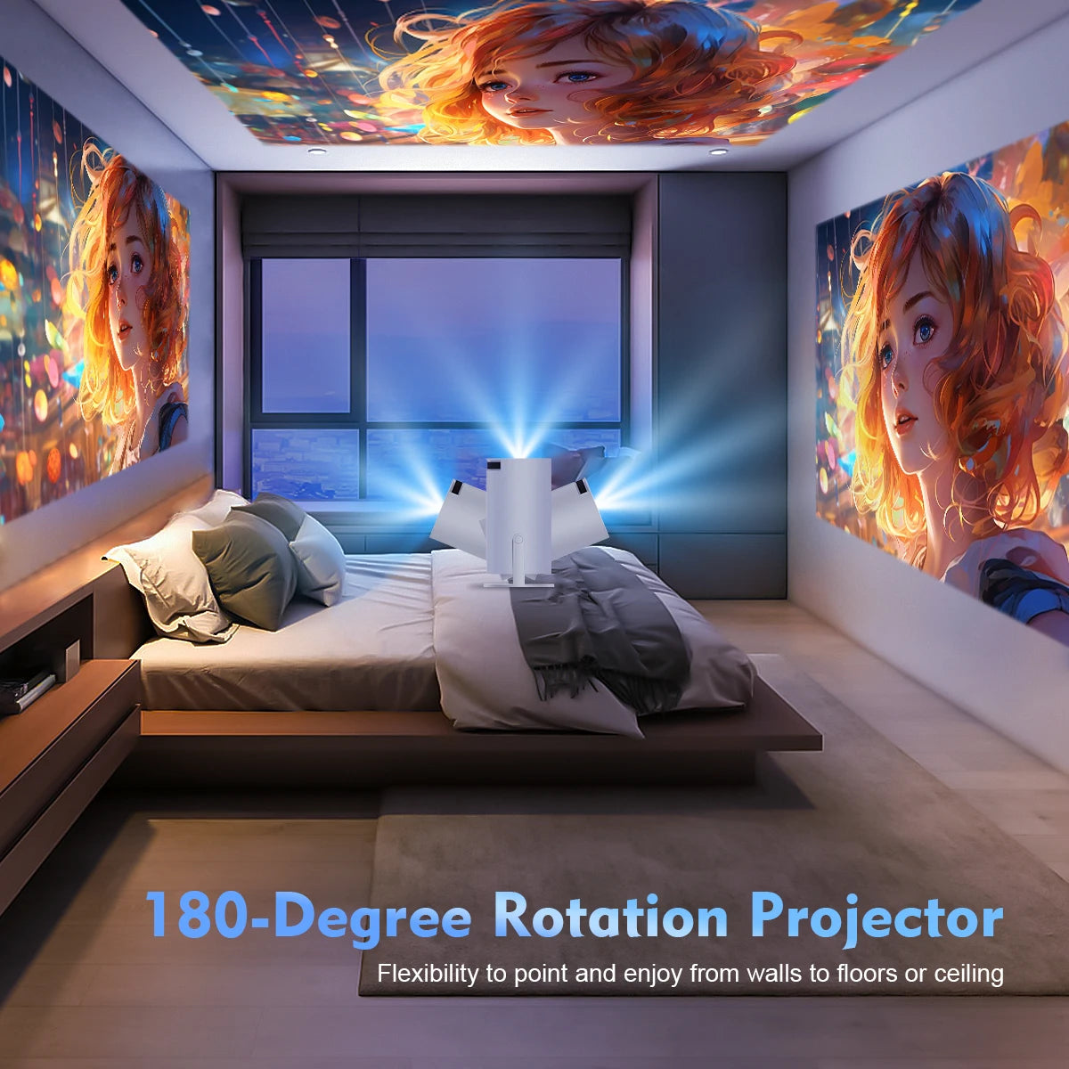 Discover the HY300 Pro: Your Ultimate 4K Android Projector with Dual WiFi6 for Home Cinema and Outdoor Fun!