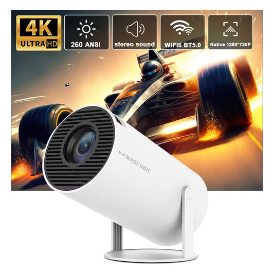 Discover the HY300 Pro: Your Ultimate 4K Android Projector with Dual WiFi6 for Home Cinema and Outdoor Fun!